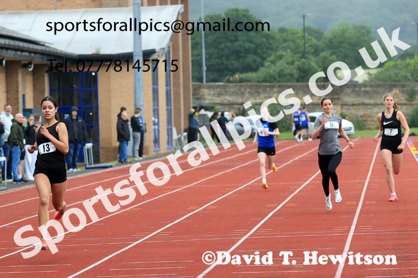 Sprints, 2026 Northumberland Schools Track and Field, Wentworth, Hexhan. Photo: David T. Hewitson/Sports for All Pics